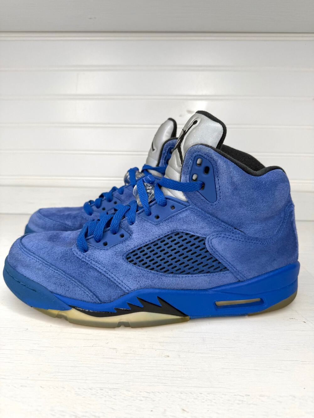 Air Jordan 5 Retro Blue Suede Game Royal Men’s Size 10 136027-401 2017